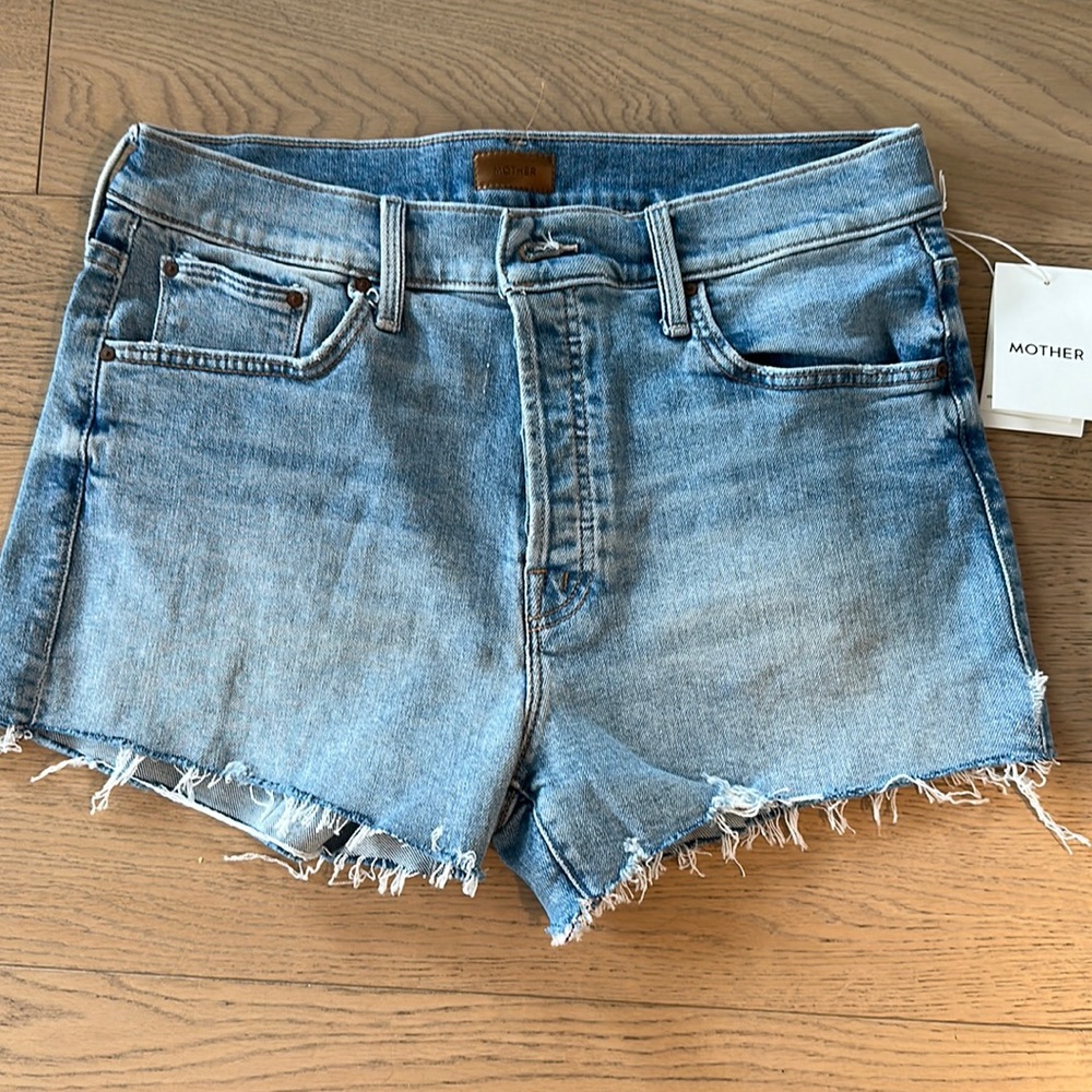 Mother denim jean shorts